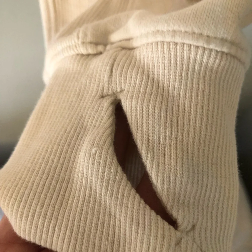 All in Motion Cream Crew Neck, Small - Picture 3 of 7